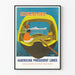 Vintage-Poster Singapore American President Lines - Maritime Wanddekoration