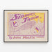 Vintage-Poster Sinners Twain von John Mackie — gerahmtes Bild an der Wand