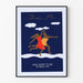 Decorative Poster Smoke Free - Joyful and Free