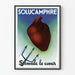 Vintage-Poster Solucamphre stimuliert das Herz Wanddekoration