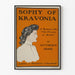 Poster vintage Sophy di Kravonia di Anthony Hope