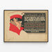 Vintage-Poster der Sportausstellung Berlin 1914 — gerahmtes Bild an der Wand