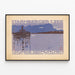Vintage-Poster vom Starnberger See - Wanddekoration inspiriert vom bayerischen See — gerahmtes Bild an der Wand