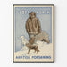 Poster vintage di sostegno alla ricerca artica norvegese