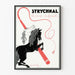 Vintage-Poster Strychnal der Peitschenhieb - Reitkunst Wanddekoration