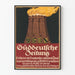 Vintage-Poster Süddetsche Zeitung für Wanddekoration