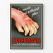 Vintage-Poster Sulforgan - Medizinische Wanddekoration bei Rheuma und Nervenentzündungen