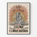 Vintage Sulima advertising poster for Turkish cigarettes