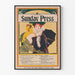 Vintage-Poster Sunday Press Philadelphia 1896