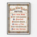 Vintage poster of the Sunday school teacher's duties
