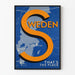 Poster vintage Svezia That's The Place