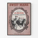 Vintage-Poster Sweet Marie Retro-Wanddekoration