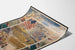 Poster vintage di sfilata militare americana con bandiere