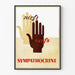 Poster Sympathocrine - Vintage-Wanddekoration im grafischen Stil