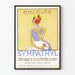 Vintage poster Sympathyl for emotion and neurovegetative system