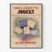Vintage-Poster Tabak & Zigaretten Jobert Wanddekoration