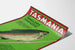 Vintage-Poster Tasmania Das Anglerparadies – Wanddekoration Angeln und Natur