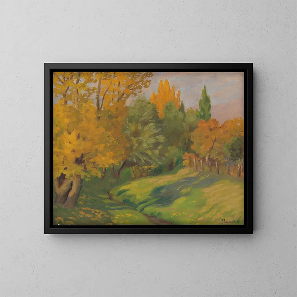 Paesaggio autunnale - Stefan Polkorb — quadro incorniciato alla parete