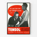 Vintage-Poster Tensol für Wanddekoration Herz-Kreislauf-Gesundheit