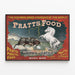 Poster vintage Pratts Food per cavalli e bovini — quadro incorniciato alla parete