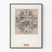 Vintage-Poster The Alamo City Run 1984 - Sportliche Wanddekoration