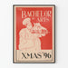 Poster Vintage The Bachelor of Arts Natale '96