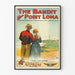 Vintage poster 'The Bandit of Point Loma' American Western