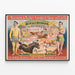 Vintage Poster The Barnum & Bailey Greatest Show on Earth — framed artwork on a wall