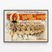 Vintage-Poster The Belle of New York - Retro-Wanddekoration — gerahmtes Bild an der Wand