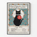 Vintage-Poster Die schwarze Katze, Mai 1896 - Retro-Wanddekoration