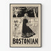 Poster vintage The Bostonian maggio in bianco e nero