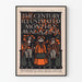 Poster vintage The Century Illustrated Monthly Magazine Capodanno 1900