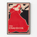 Poster vintage The Chap Book donna in abito rosso