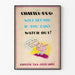 Vintage-Warnposter 'The Chatter Bug' – Retro-Wanddekoration