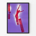 Poster Zeitgenössischer Tanz Purple Edition