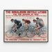 Poster vintage The Donaldson Bicycle Lithos 1896 — quadro incorniciato alla parete