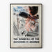 Vintage poster of bombers attacking a munitions factory