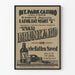 Vintage-Poster Theater Der Betrunkene - Retro-Wanddekoration