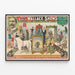 Vintage-Poster The Great Wallace Shows – Wanddekoration für Kino und Zirkus — gerahmtes Bild an der Wand