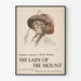 Vintage-Poster The Lady of the Mount – Klassische Wanddekoration
