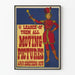 Poster vintage The Leader of Them All Moving Pictures