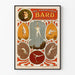 Poster Vintage Artista del Filo Sospeso Il Maraviglioso Bardo