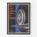 Vintage American Train Wheel Poster