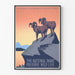 Vintage-Poster Nationalpark – Schutz der wilden Tierwelt