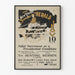 Poster Vintage The New York Sunday Herald 10 Novembre