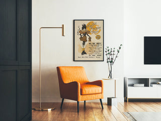 Poster vintage The New York Sunday World - Decorazione murale retrò