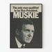 Poster vintage politico Muskie Vicepresidente