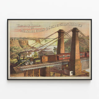 the-only-rout-via-niagara-falls-suspension-bridge