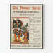 Poster vintage The Pioneer Series per decorazione murale letteraria