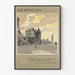 Vintage London Poster of St Thomas's Hospital and Parliament